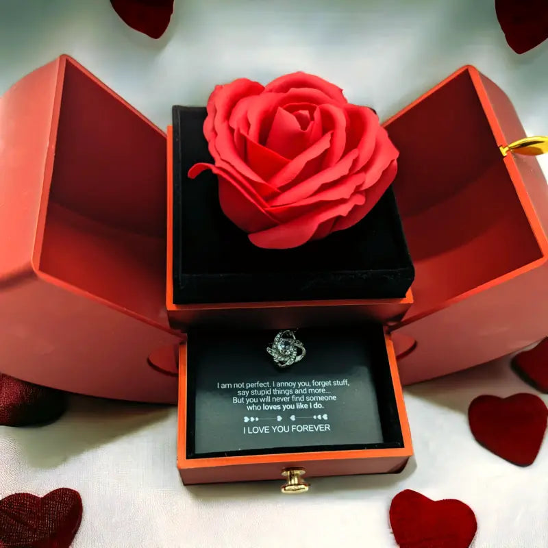 Forever Rose - Heart Box - to My Love