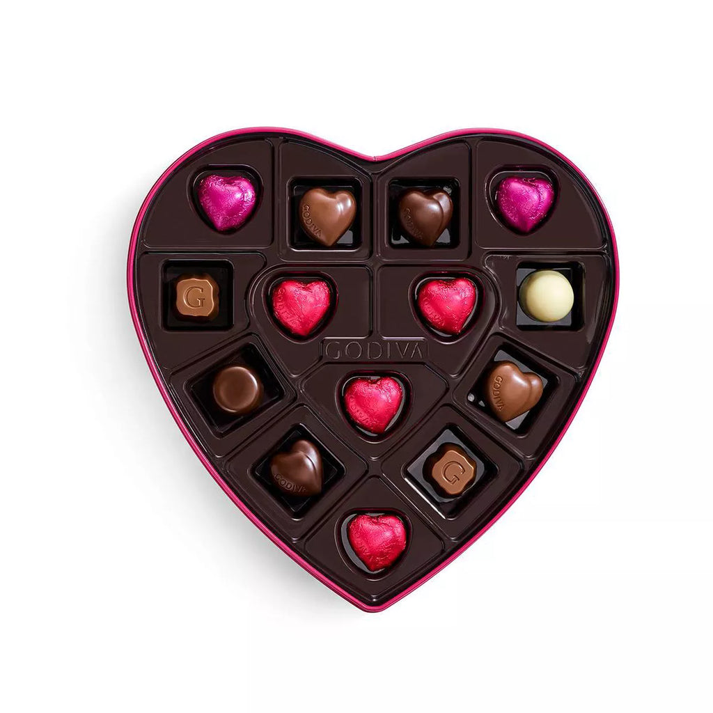 Godiva Valentine'S Goldmark Assorted Chocolate Heart Box  - 4Oz