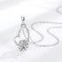 Sterling Silver Love Necklace S925 Europe and the United States LOVE Fashion Is Love Zircon Necklace Cross-Border Models Design Sense
