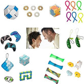 Fidget Toys Sensory Fidget Toys Set Fidget Toys Anti-Anxiety Tools and Special Toys Fidget Toys Relieves Stress Squeeze Toy for Birthday Party Random Color