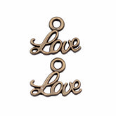 20Pcs 13X10Mm Antique Silver Color Love Word Charm Small Word Love Charm Tiny Love Charm for Jewelry Making