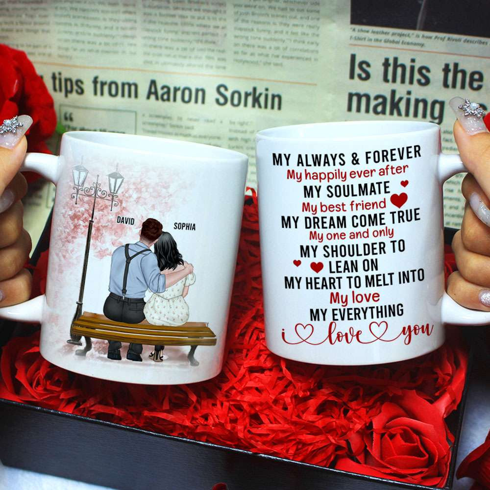 My Love My Everything I Love You, Couple Sweet Love White Mug