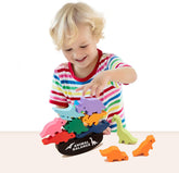Dinosaur Toys for Kids Boys Toys, Dinosaur Toys Wooden Stacking Games, Toddler Toys for Boys Toys, Montessori Learning Toys Boys Christmas Birthday Gifts Toys