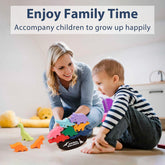 Dinosaur Toys for Kids Boys Toys, Dinosaur Toys Wooden Stacking Games, Toddler Toys for Boys Toys, Montessori Learning Toys Boys Christmas Birthday Gifts Toys