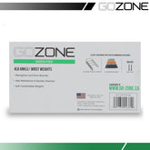 Pair of Adjustable Ankle or Wrist Weights 2Lbs Each for Exercise, Black