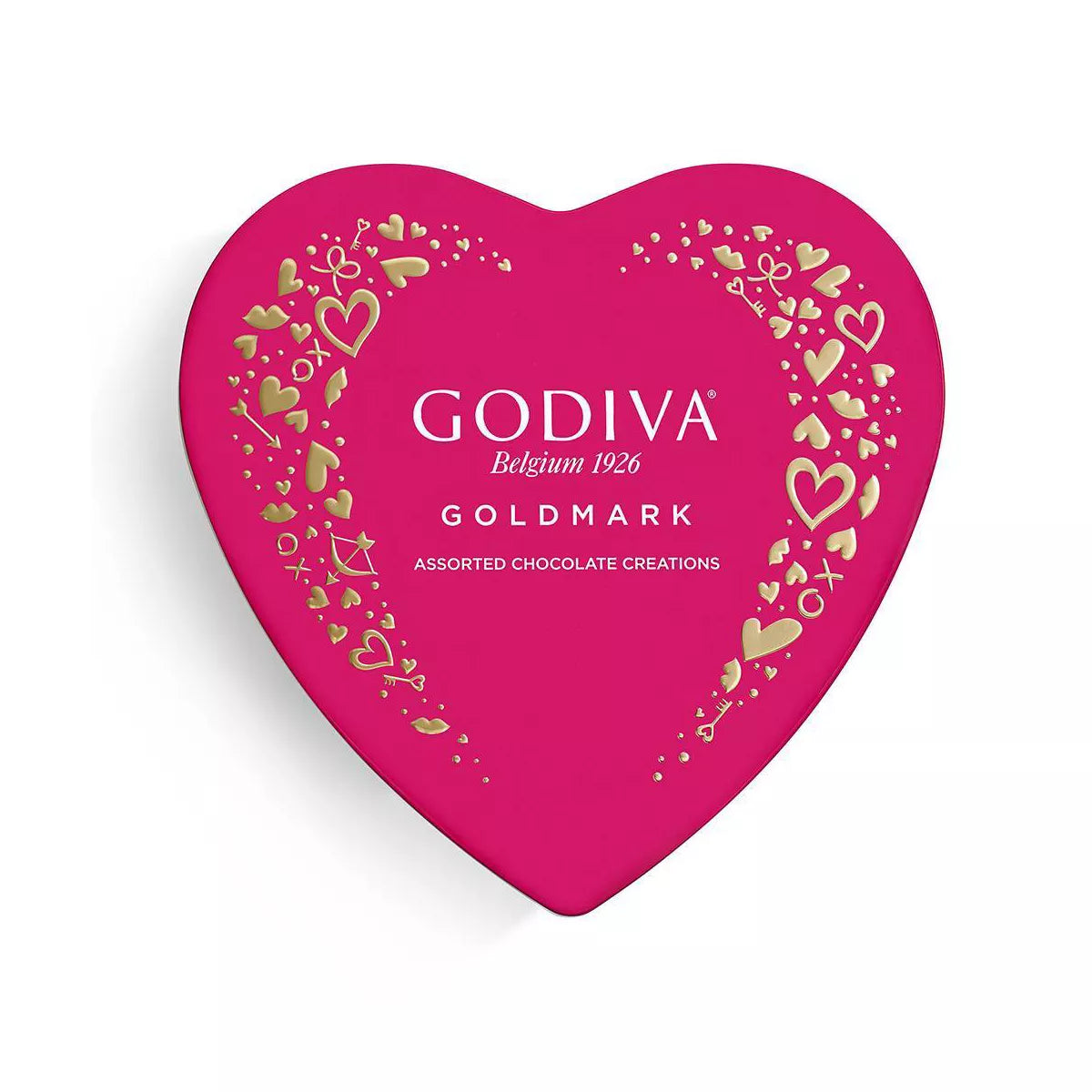 Godiva Valentine'S Goldmark Assorted Chocolate Heart Box  - 4Oz
